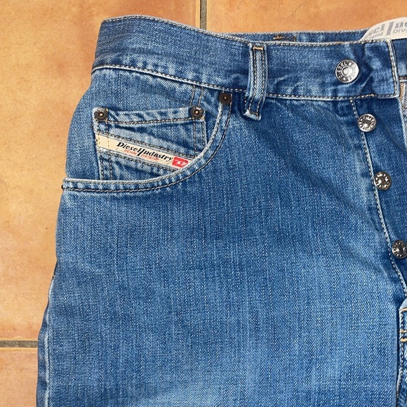 Men’s Vintage DIESEL DARK blue jeans in size W 34 L32 Like NEW! 90’s 00’s 2004 - Picture 6 of 10